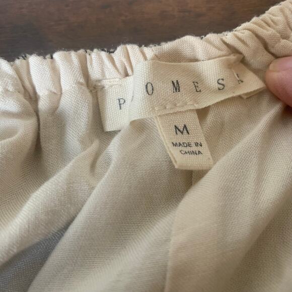 Promes Beige and Brown Strapless with Halter Back Maxi Dress Size Medium - Picture 10 of 11